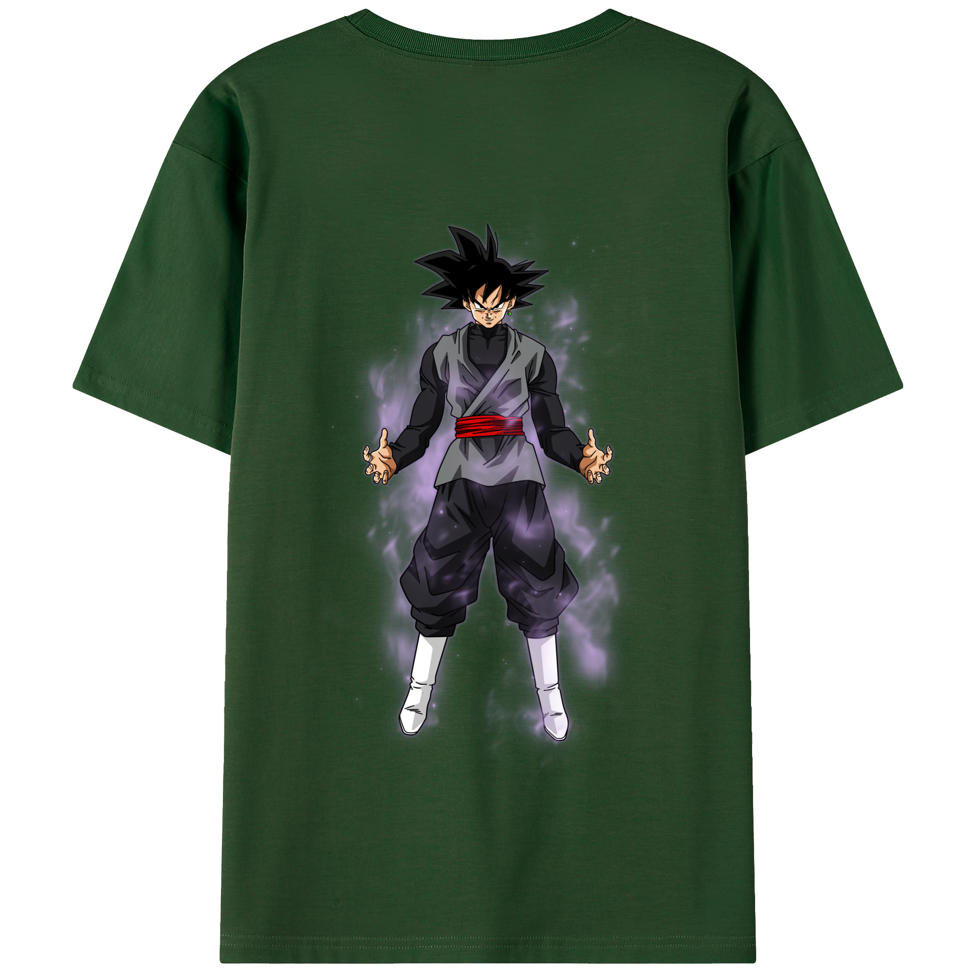 （画像用） ドラゴンボール ベジータ四世（Bejīta Yonsei）DRAGON BALL Vegeta IV 綿100％半袖Tシャツ（背面プリント）